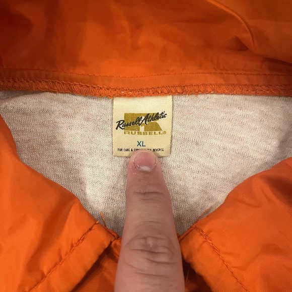 90s Clemson Snap Button Jacket Russel Athletics Made In USA Size XL - Picture 3 of 10